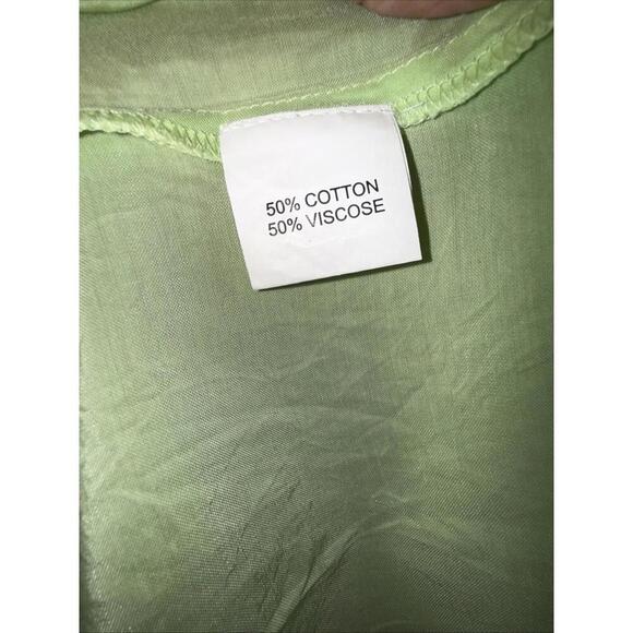 Pranella Embroidered Tiered Flutter Sleeve Floral Boho Beach Designer Dress S/M - Picture 11 of 15